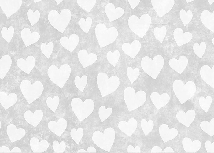Vale Soft Gray Hearts