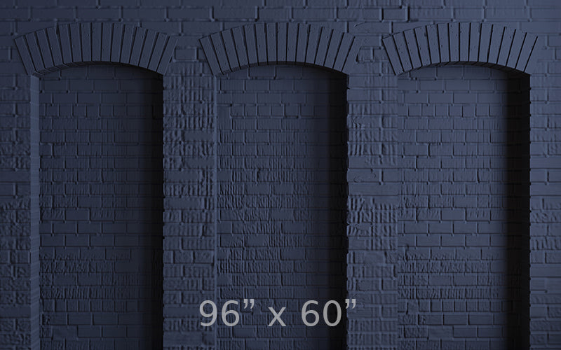 Indigo Brick Wall