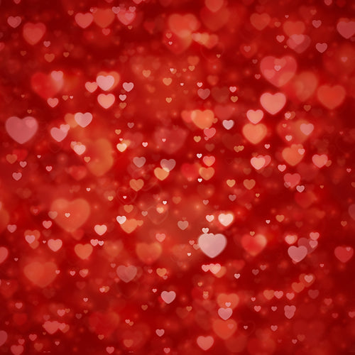 Bokeh Red Hearts