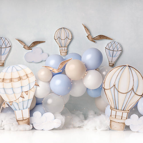 Pastel Blue Hot Air Dreams