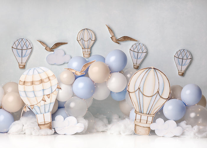 Pastel Blue Hot Air Dreams