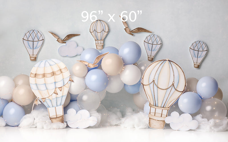 Pastel Blue Hot Air Dreams