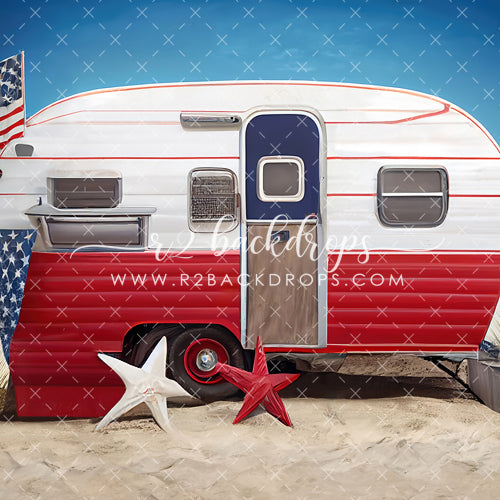 Patriotic Camper