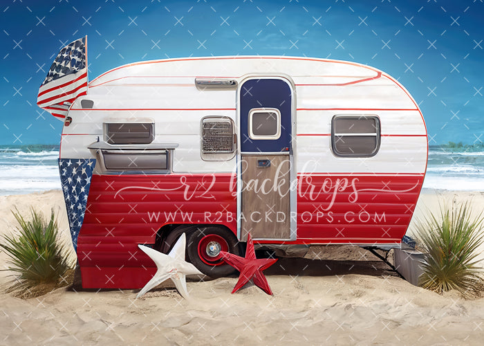 Patriotic Camper