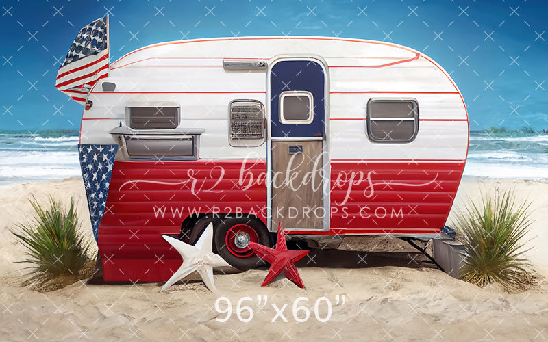 Patriotic Camper