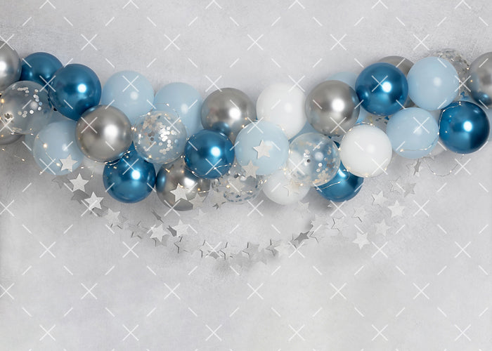 Moon and Stars Balloon Garland