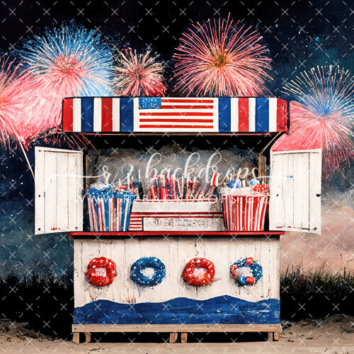 Beachy Firework Stand