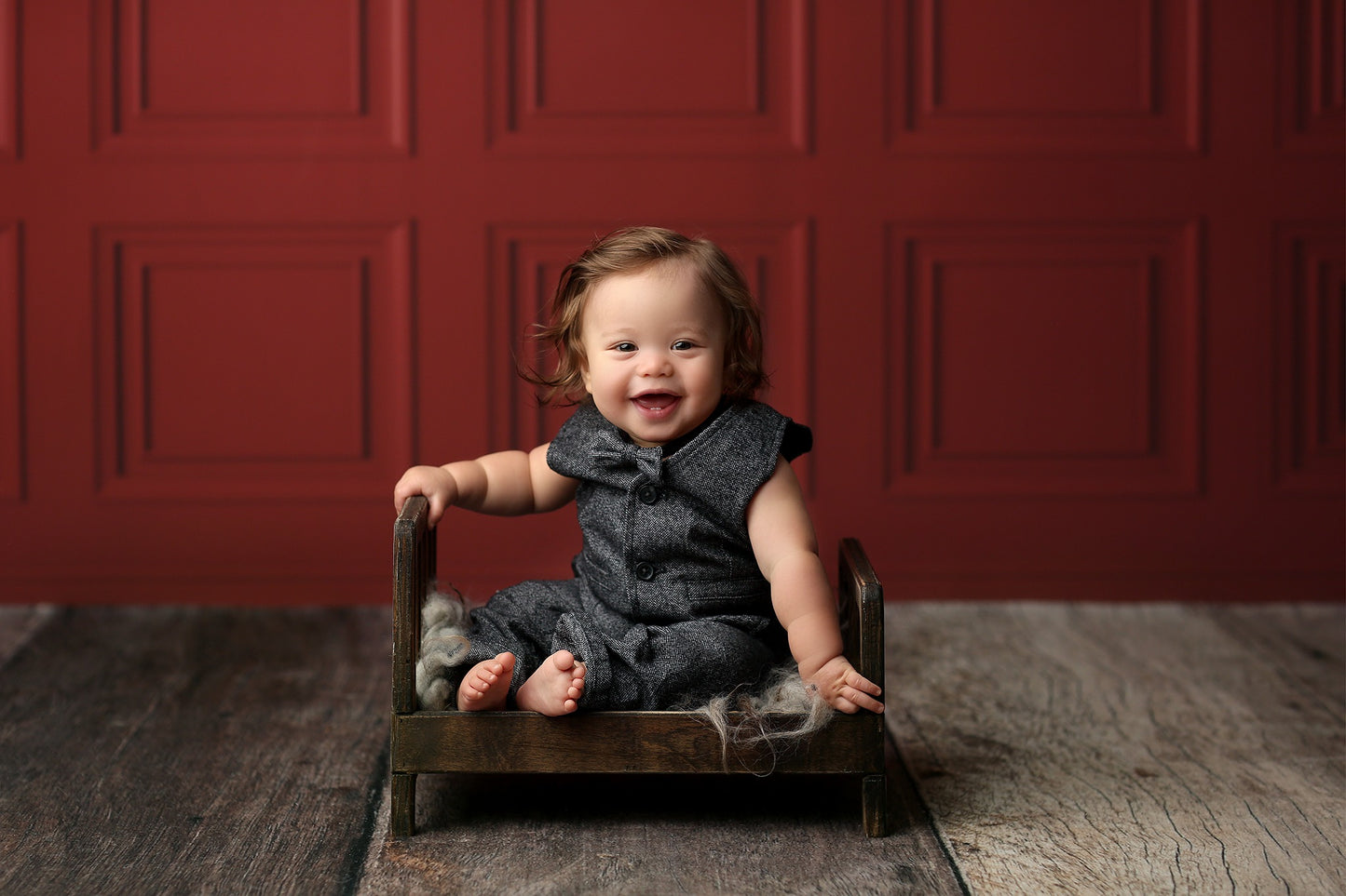 Crimson Wainscoting