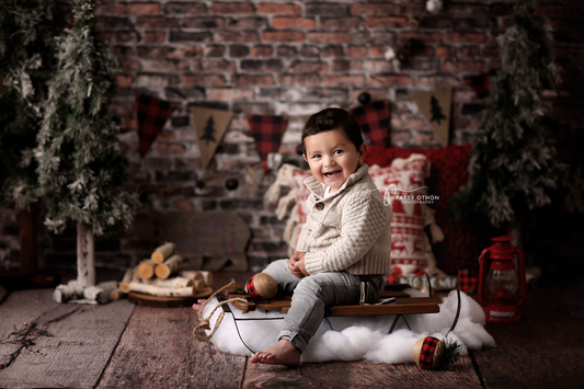 Rustic Brick Christmas