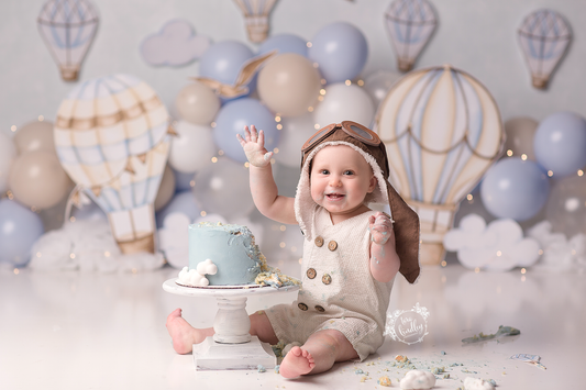 Pastel Blue Hot Air Dreams