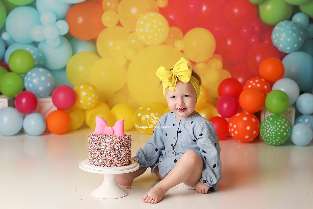 Rainbow Balloon Wall