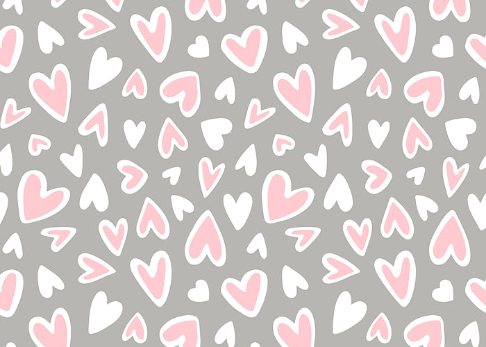Sweet Valentine Gray and Pink