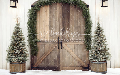 Christmas Barn Doors