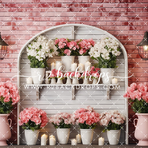 Valentine Flower Wall