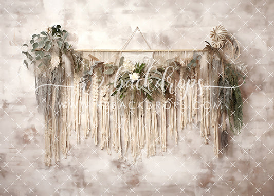 Boho Textured Garland - Modeling Backdrop