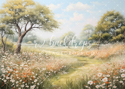 Watercolor Meadow
