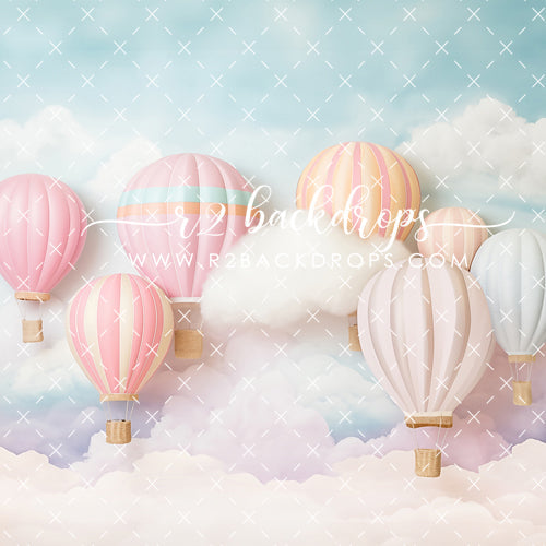 Pastel Air Balloons - Perfect Printer Sample