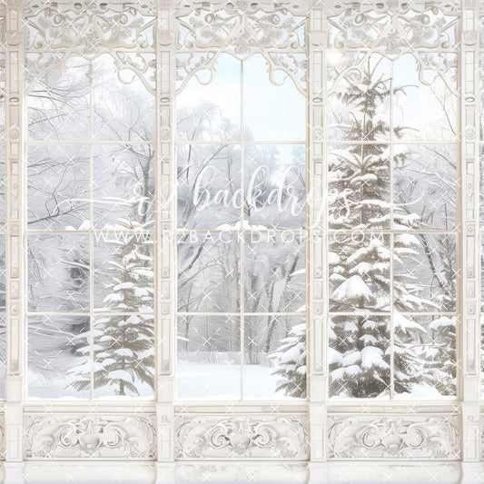 Snowy Winter Window - Perfect Printer Sample