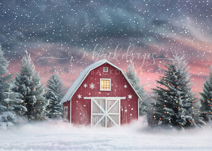 Winter Barn