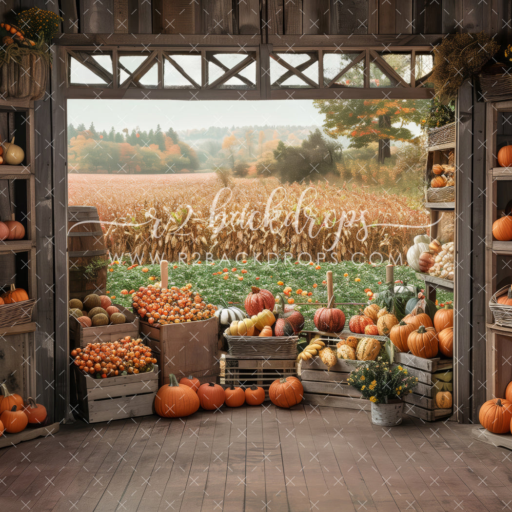 Rustic Pumpkin Barn