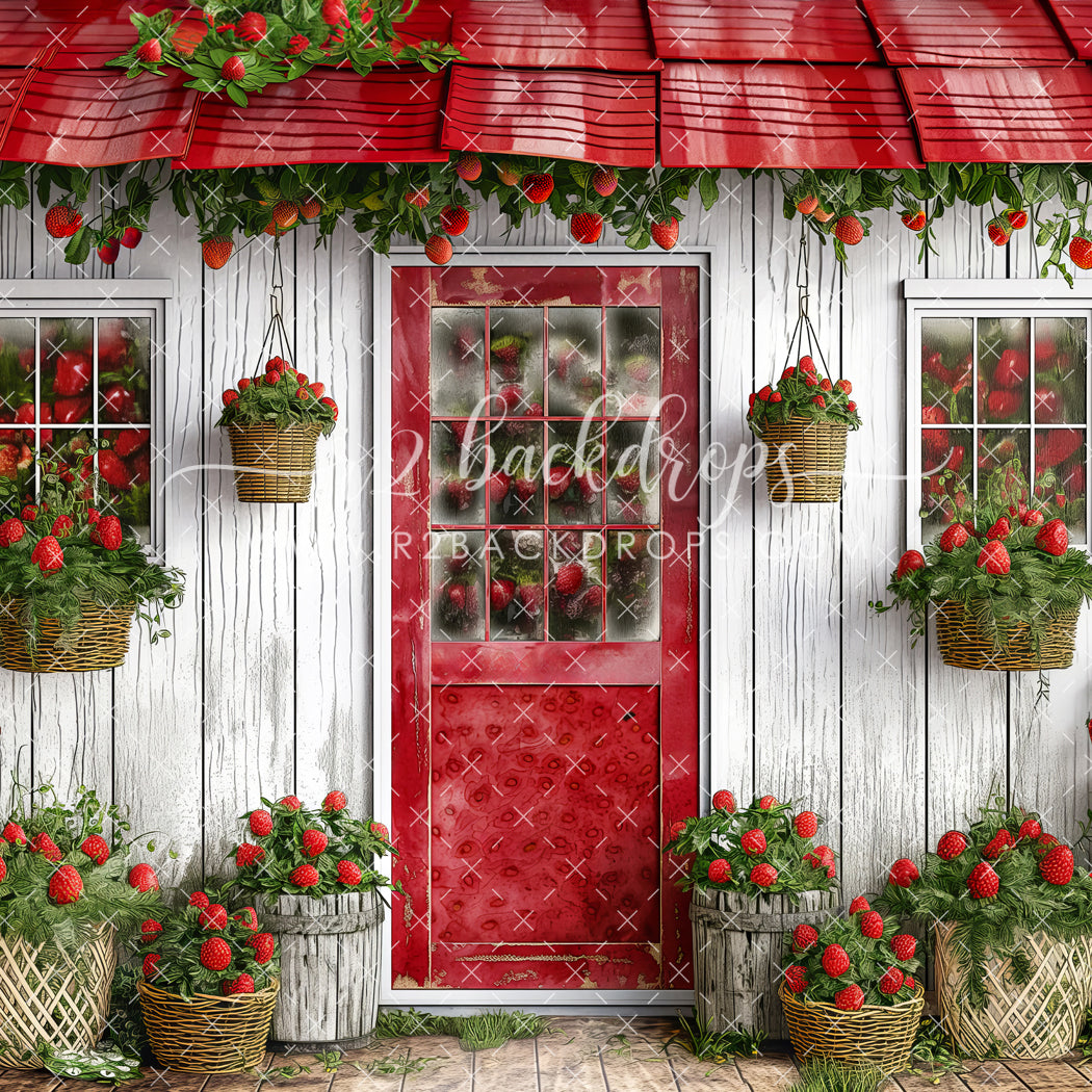 Strawberry Door – r2backdrops