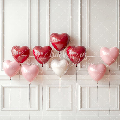 Heart Balloon Wall