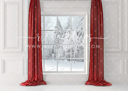 White and Red Window
