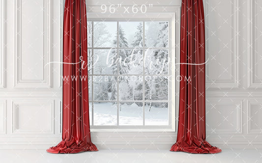 White and Red Window