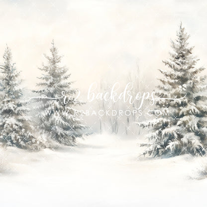 White Winter Scene