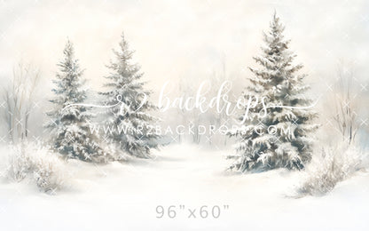 White Winter Scene