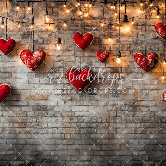 Vintage Light Valentine Wall