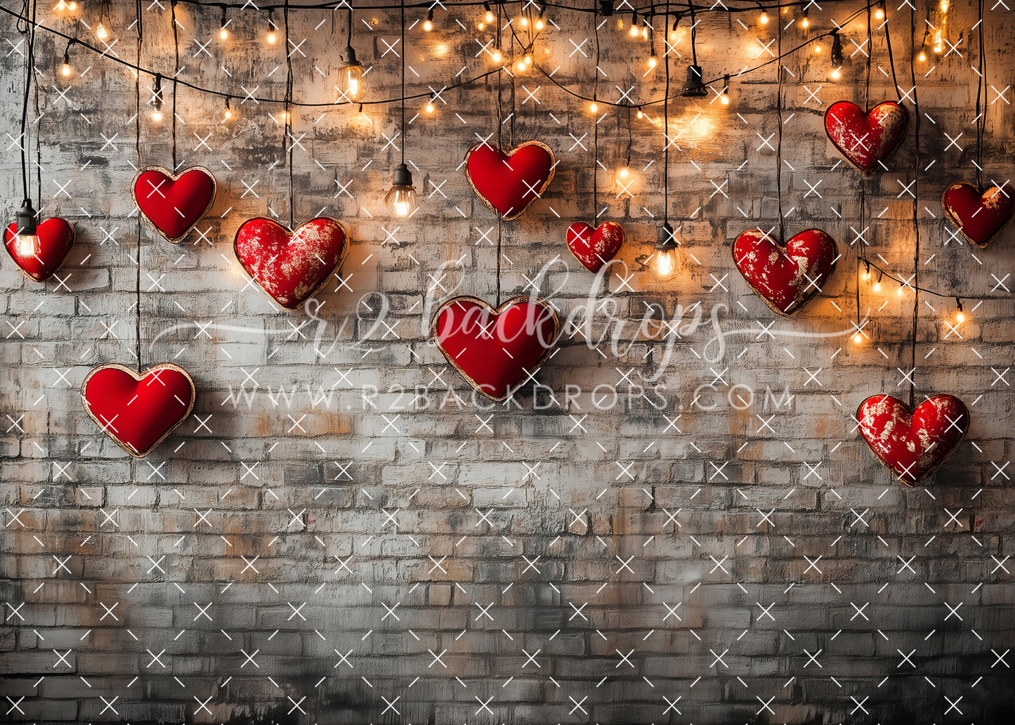 Vintage Light Valentine Wall