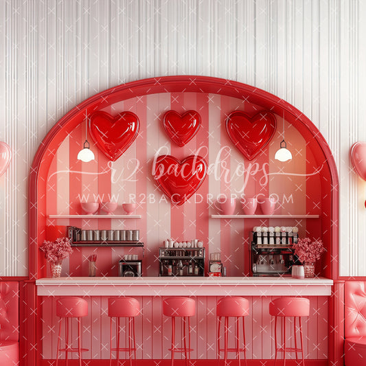 Retro Valentine Cafe