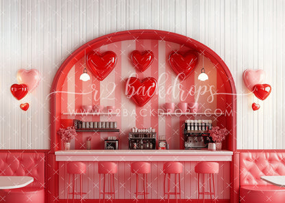 Retro Valentine Cafe