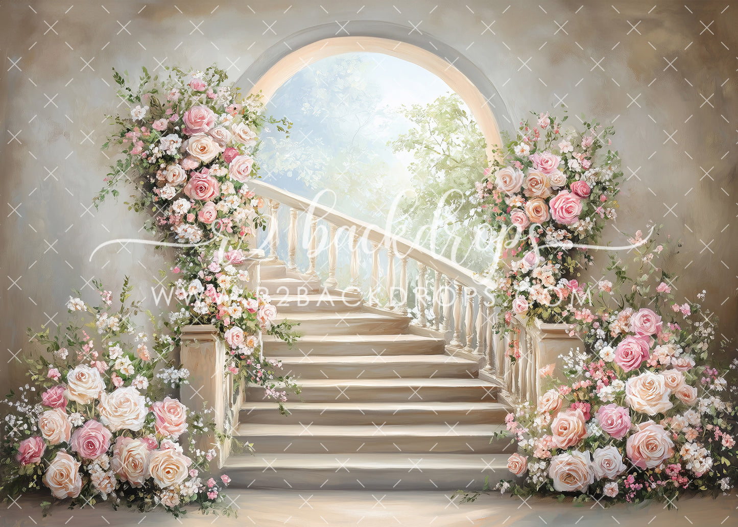 Floral Stairway