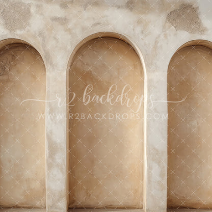 Stucco Arch Wall
