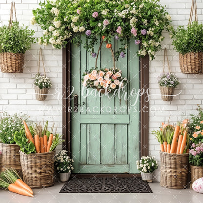 White Brick Spring Door