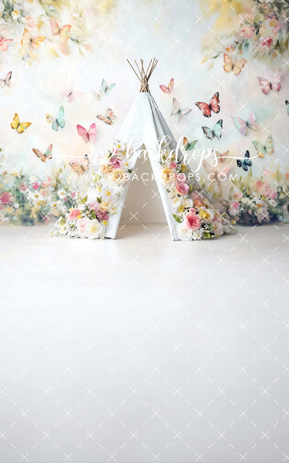 Avina Floral Tent - Optional Sweep