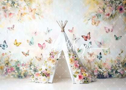 Avina Floral Tent - Optional Sweep