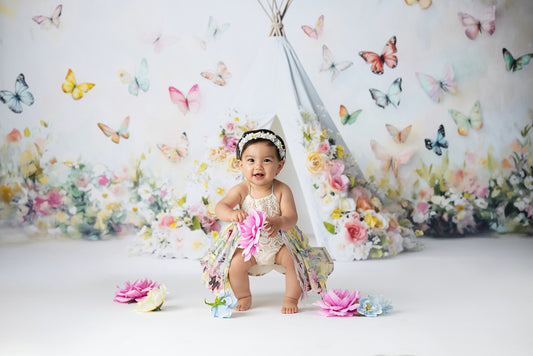 Avina Floral Tent - Optional Sweep