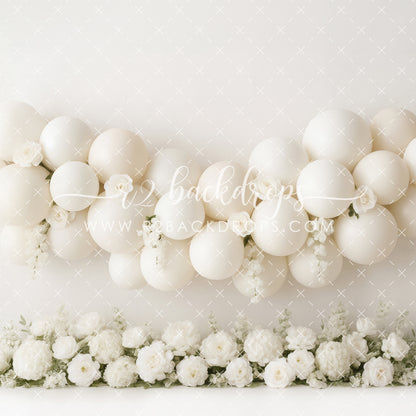 Neutral Floral Balloon Garland - Special Pricing