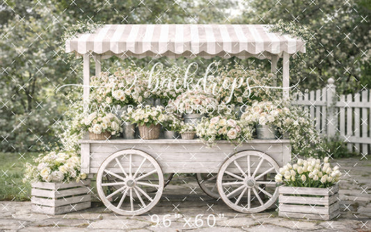 Natural Floral Cart