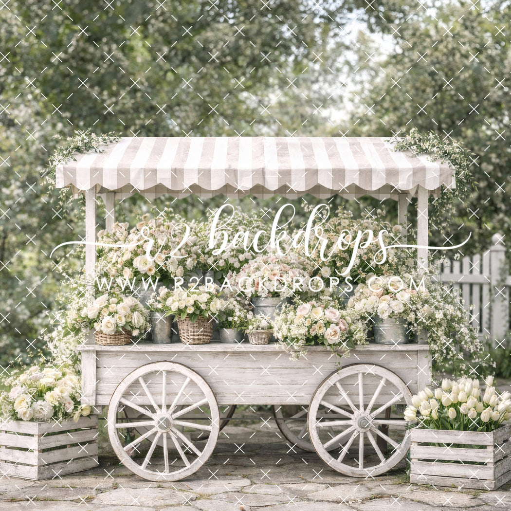 Natural Floral Cart