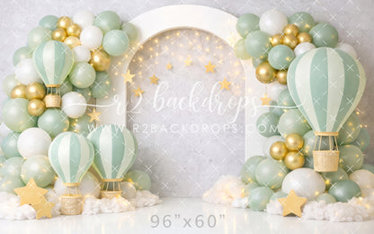 Hot Air Balloons and Stars