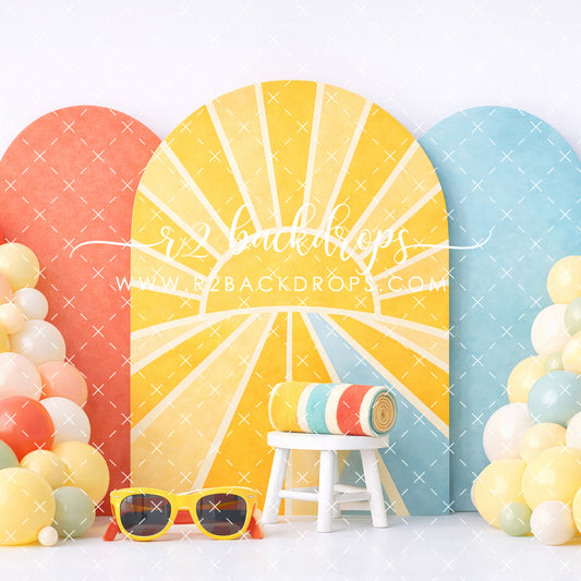 Retro Summer Arches (Optional Sweep)