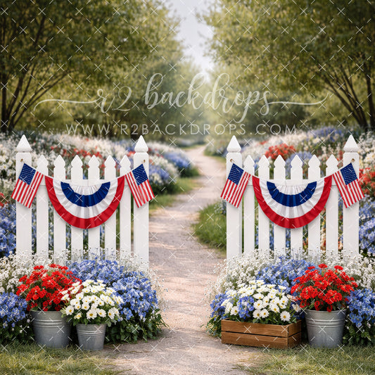 Stars and Stripes Fence (Optional Sweep)