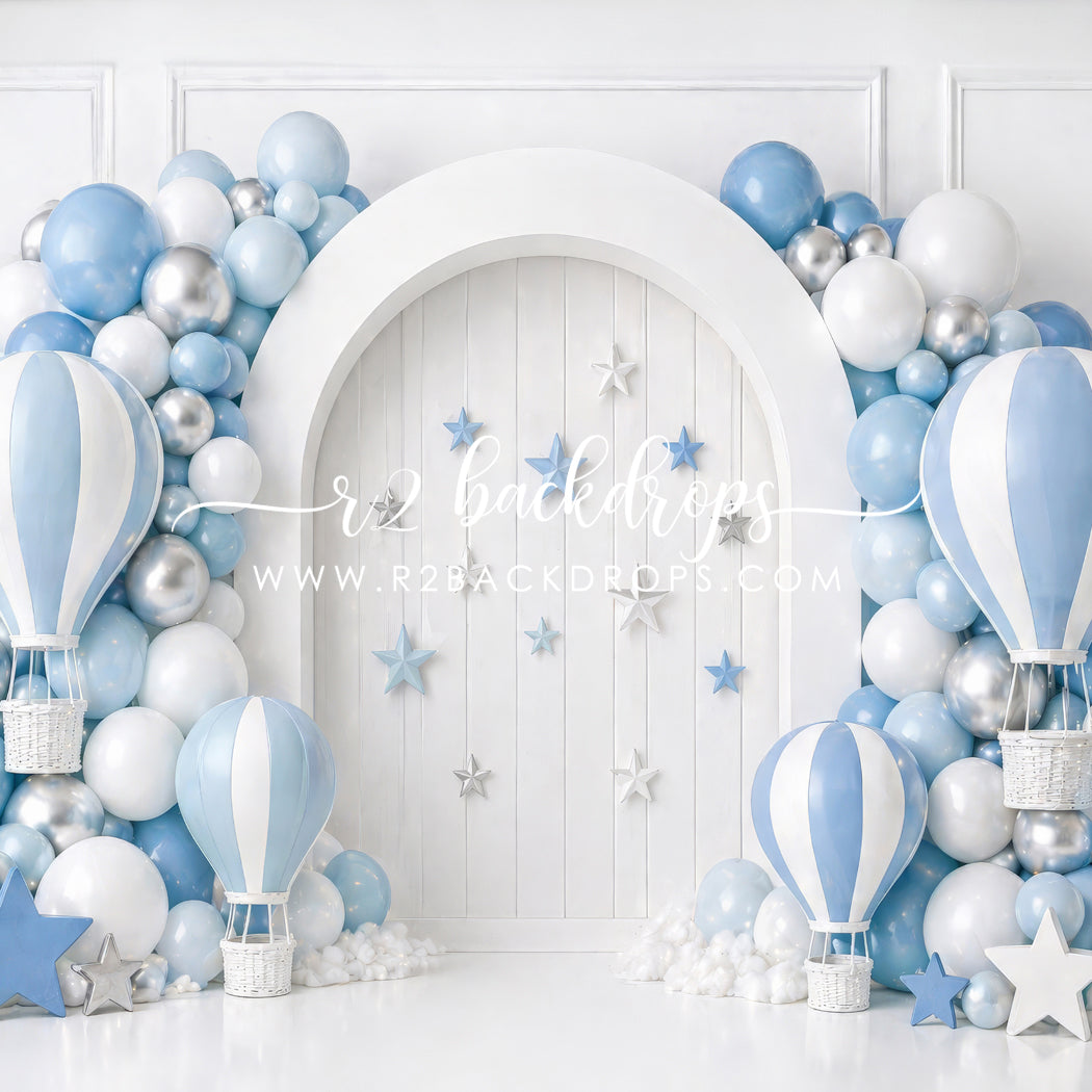 Blue Hot Air Arch