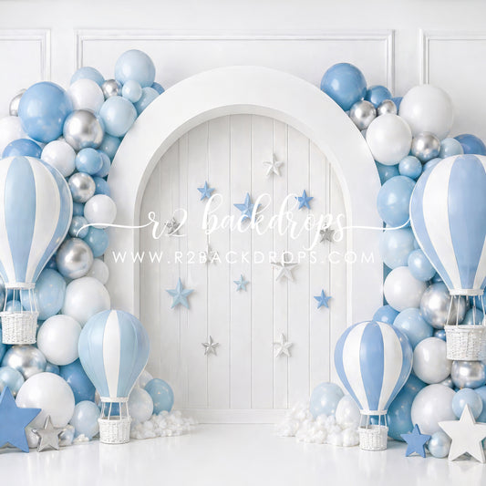 Blue Hot Air Arch
