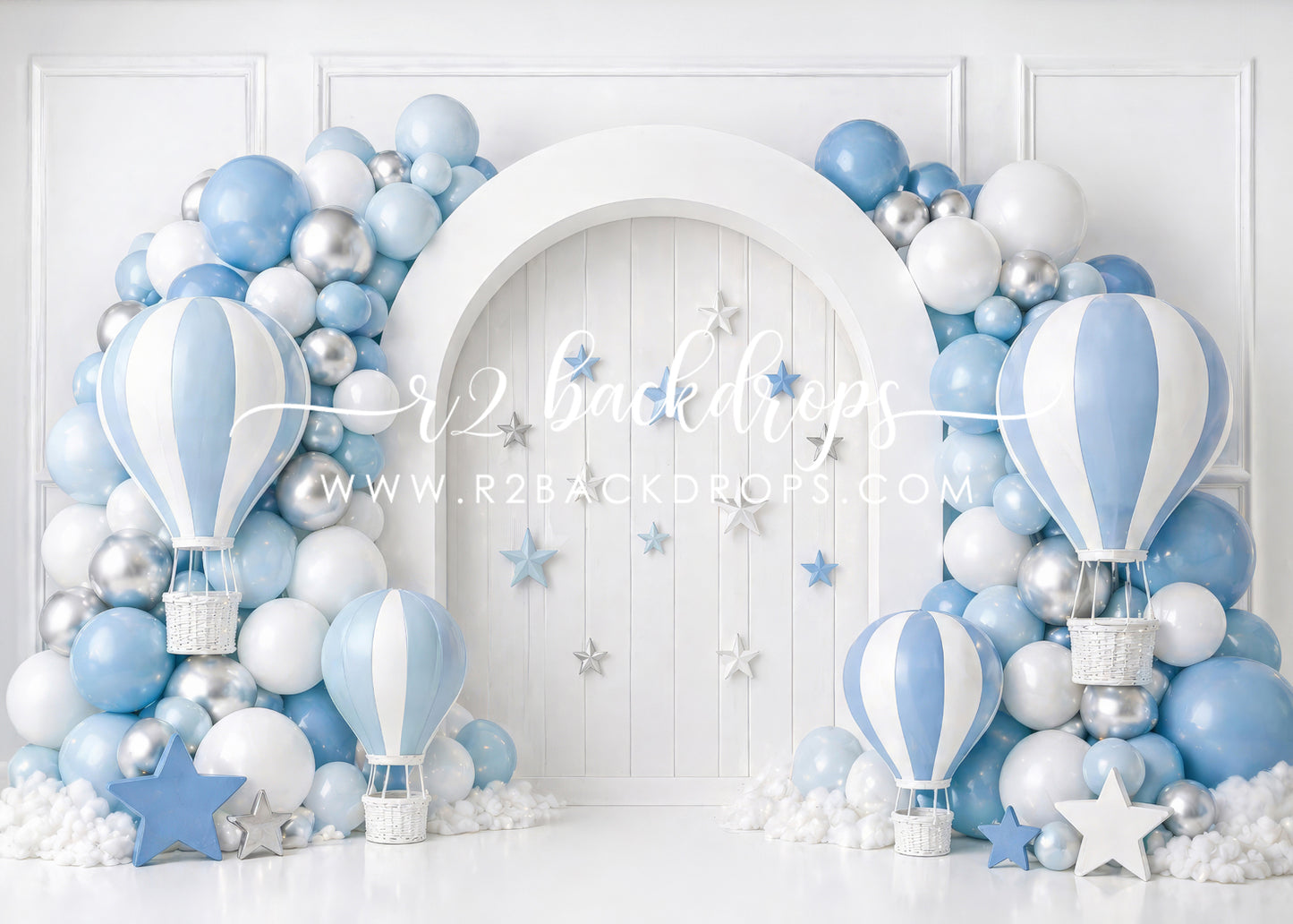 Blue Hot Air Arch
