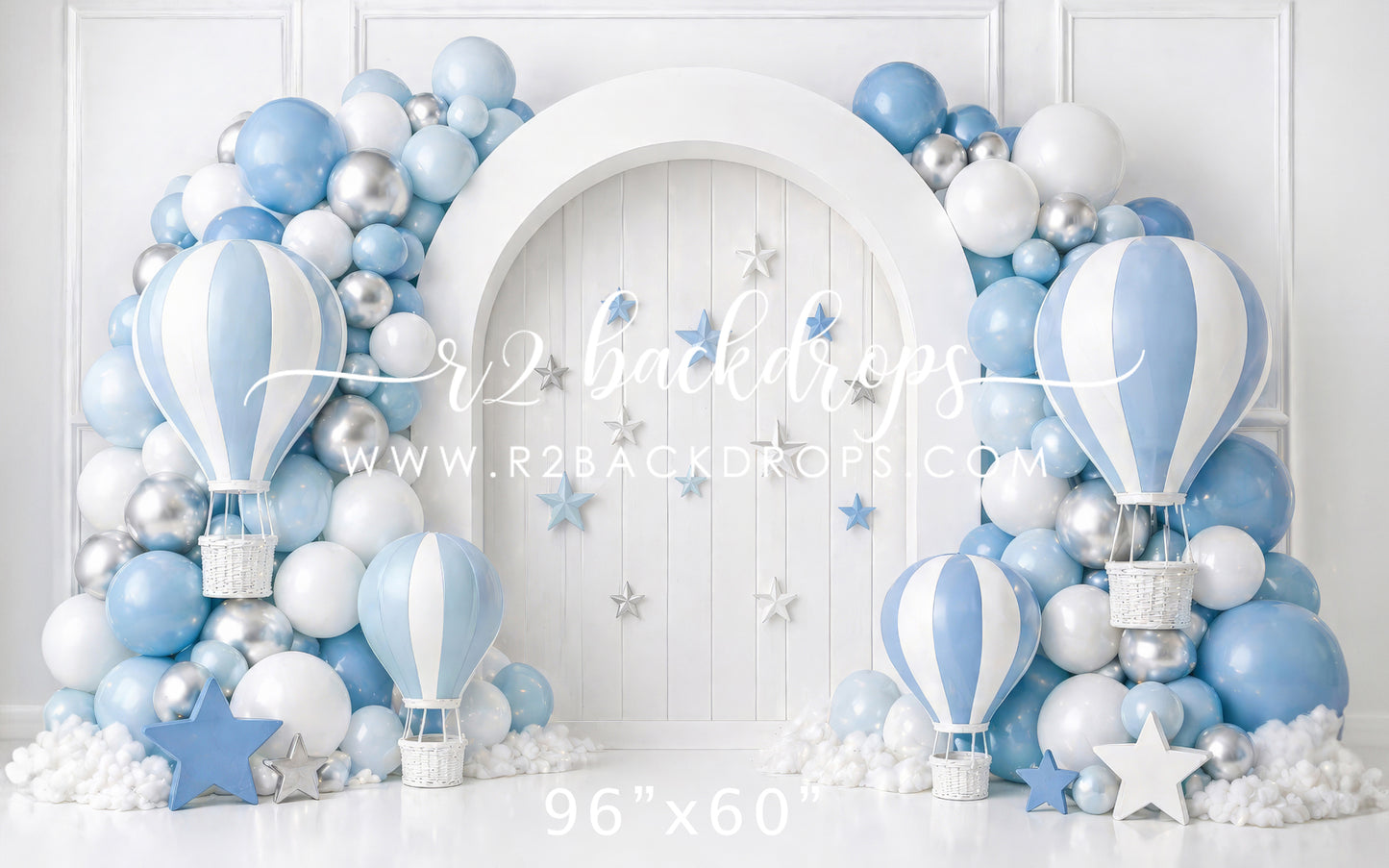 Blue Hot Air Arch